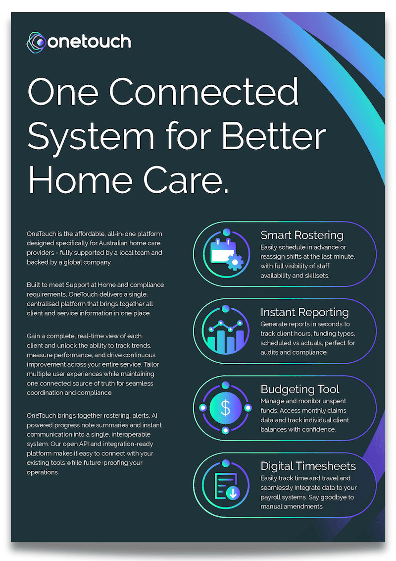 Home Care Flyer